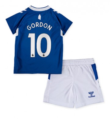 Everton Anthony Gordon #10 Hjemmedraktsett Barn 2022-23 Kortermet (+ Korte bukser)
